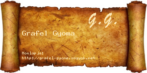 Grafel Gyoma névjegykártya
